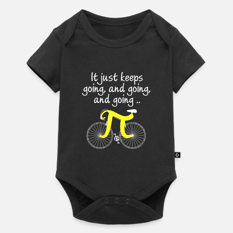 Pi. Just keeps on going. - Baby Premium Kurzarmbody - Schwarz