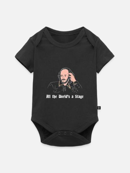 All The World's A Stage - Baby Premium short-sleeve bodysuit - black