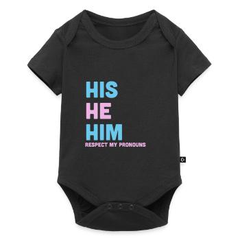 Gay Pride Transgender LGBTQ - Body à manches courtes Premium Bébé - noir - Devant