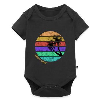 Santa Cruz Beach - Baby Premium short-sleeve bodysuit - black - Front