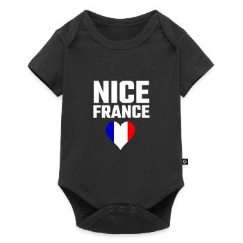 Nice France Nice France - Baby Premium short-sleeve bodysuit - black - Front