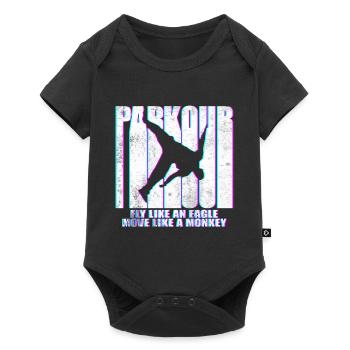 Parkour Freerunning Le Parcour Traceur gift - Baby Premium short-sleeve bodysuit - black - Front