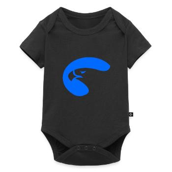 Adler - Baby Premium Kurzarmbody - Schwarz - Vorne