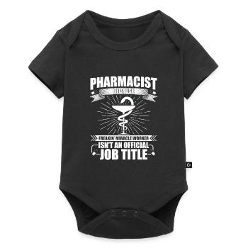Pharmaciens - Body à manches courtes Premium Bébé - noir - Devant
