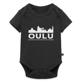 Oulu Finlande vacances ville cadeau sort Cool - Body à manches courtes Premium Bébé - noir - Devant