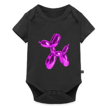 Balloon Pink Dog | Dog lovers dog owners - Baby Premium short-sleeve bodysuit - black - Front