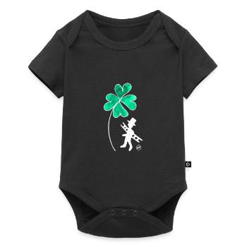 *BAM* be_lucky - Body à manches courtes Premium Bébé - noir - Devant