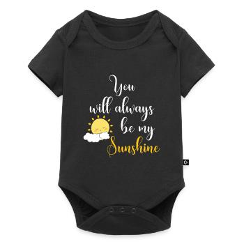 Sweet Sunshine Shirt - Sun. - Baby Premium short-sleeve bodysuit - black - Front