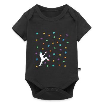 T-shirt Escalade - Escalade T-shirt Vintage - Body à manches courtes Premium Bébé - noir - Devant