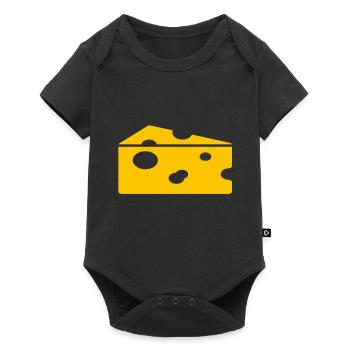 cheese - Baby Premium short-sleeve bodysuit - black - Front