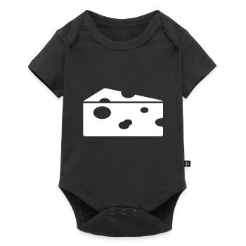 cheese - Baby Premium short-sleeve bodysuit - black - Front