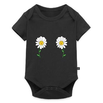 daisy - Baby Premium short-sleeve bodysuit - black - Front