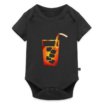 Thé glacé - Body à manches courtes Premium Bébé - noir - Devant