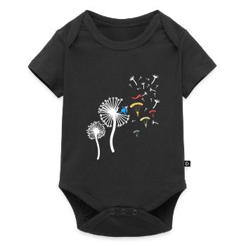 Nice Skydiving Shirt For Skydivers Flying Wish - Baby Premium short-sleeve bodysuit - black - Front