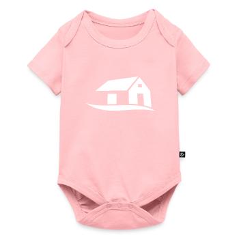 house - Baby Premium short-sleeve bodysuit - rose - Front