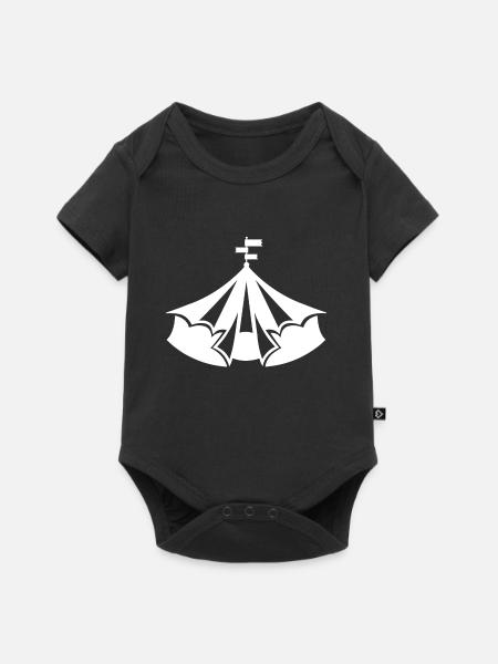 Zirkus - Baby Premium Kurzarmbody - Schwarz