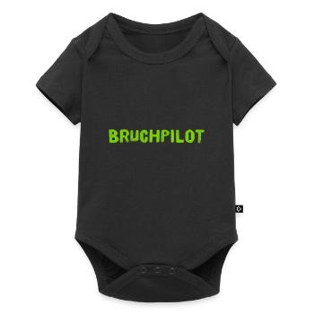 ich bin ein Bruchpilot - Baby Premium Kurzarmbody - Schwarz - Vorne
