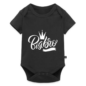 big bro - Baby Premium short-sleeve bodysuit - black - Front