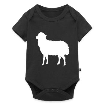 Sheep gift farmer sheep farm farmer - Baby Premium short-sleeve bodysuit - black - Front