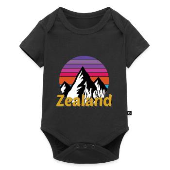 Nouvelle-Zélande - Body à manches courtes Premium Bébé - noir - Devant