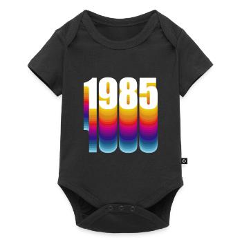 1985 - Baby Premium short-sleeve bodysuit - black - Front