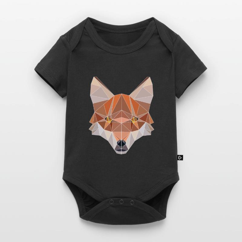 Tshirt polygonal Design Symmetrical Triangular Body à manches courtes Premium Bébé
