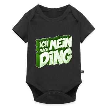Ich mach mein Ding | Motivation Geschenkidee - Baby Premium Kurzarmbody - Schwarz - Vorne