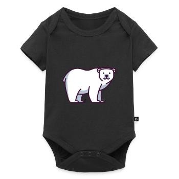 Ours polaire - Body à manches courtes Premium Bébé - noir - Devant