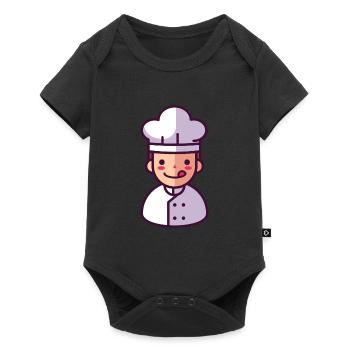 cook - Baby Premium short-sleeve bodysuit - black - Front