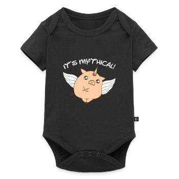 Perfect Pig Gift Tee With An Illustration Of A - Baby Premium short-sleeve bodysuit - black - Front