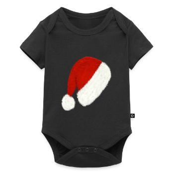 Bonnet de Noël - Body à manches courtes Premium Bébé - noir - Devant