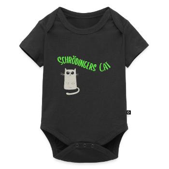 schrödinger's cat - Baby Premium short-sleeve bodysuit - black - Front