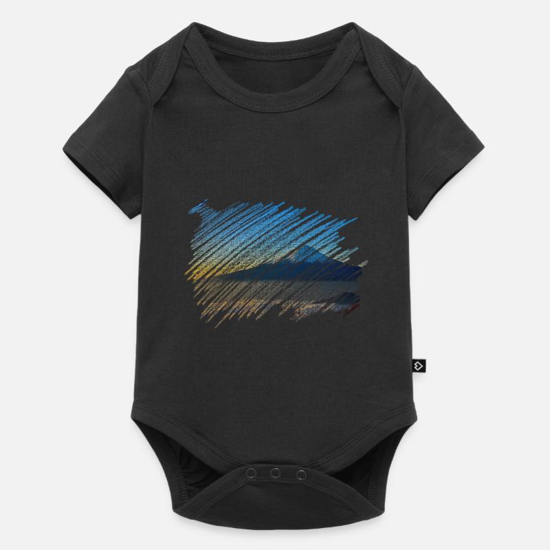 Montagne - Body à manches courtes Premium Bébé - noir