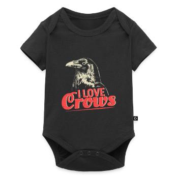 Crow soul bird - Baby Premium short-sleeve bodysuit - black - Front