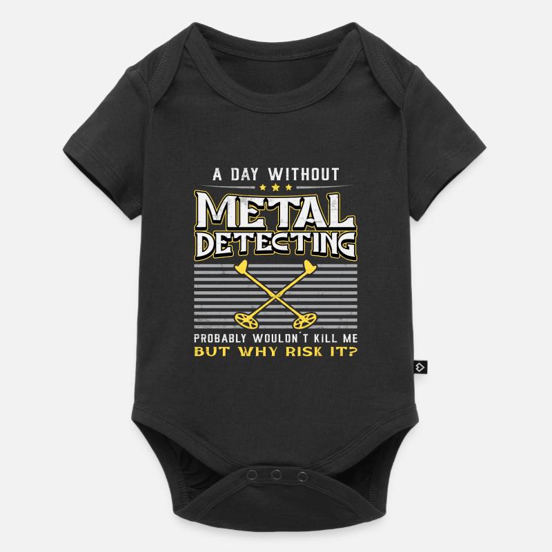 Détecteur de métaux Sondels Idée cadeau - Body à manches courtes Premium Bébé - noir
