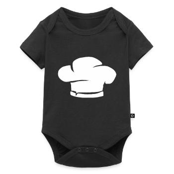 Cook chef baker gift chef hat cook baking - Baby Premium short-sleeve bodysuit - black - Front