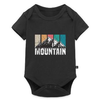 Montagne - Body à manches courtes Premium Bébé - noir - Devant