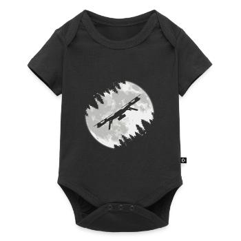 Drone idée cadeau Drone Moon Drone Pilot - Body à manches courtes Premium Bébé - noir - Devant