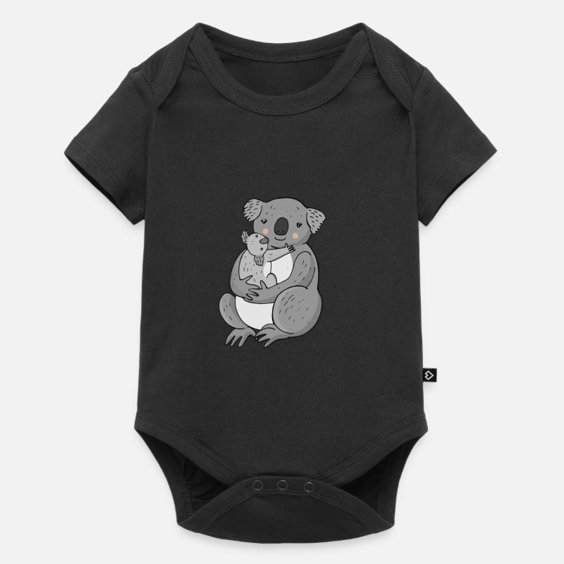 Koala mignon avec bébé koala! - Body à manches courtes Premium Bébé - noir