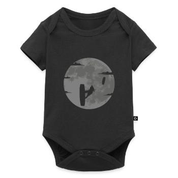 Idée cadeau kitesurf Kitesurf Full Moon - Body à manches courtes Premium Bébé - noir - Devant