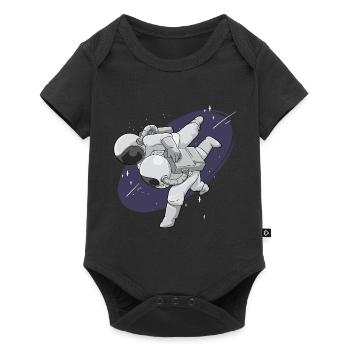 Galaxy BJJ Astronaut Flying Armbar Jiu Jitsu Cadeau - Body à manches courtes Premium Bébé - noir - Devant