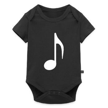 Music Band Note Musician Singer Music Orchestra - Baby Premium short-sleeve bodysuit - black - Front