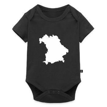 Bavière contour fier cadeau Bayer Allemagne - Body à manches courtes Premium Bébé - noir - Devant