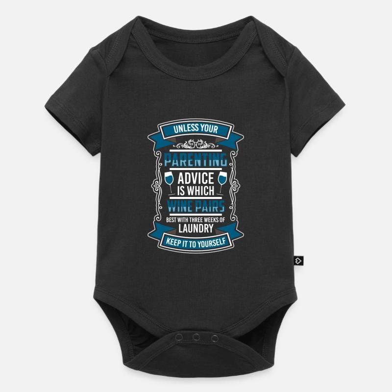 Eltern Elternschaft - Baby Premium Kurzarmbody - Schwarz