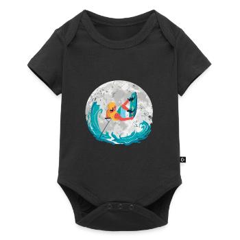 Wakeboard Wakeboard Wakeboarder cadeau - Body à manches courtes Premium Bébé - noir - Devant
