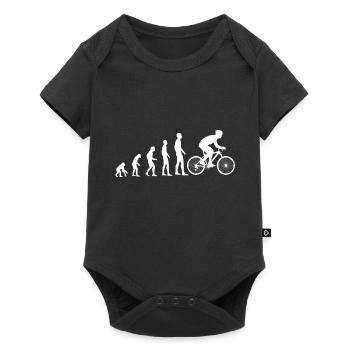 Évolution du vélo - Body à manches courtes Premium Bébé - noir - Devant