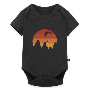 Parapente parapente par - Body à manches courtes Premium Bébé - noir - Devant