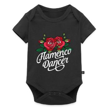 Danseur flamenco - Body à manches courtes Premium Bébé - noir - Devant