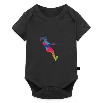 Wakeboard Waterski Wakeboarding - Baby Premium short-sleeve bodysuit - black - Front