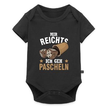 Cube Poker Yahtzee Kniffeln Pascheln - Baby Premium short-sleeve bodysuit - black - Front